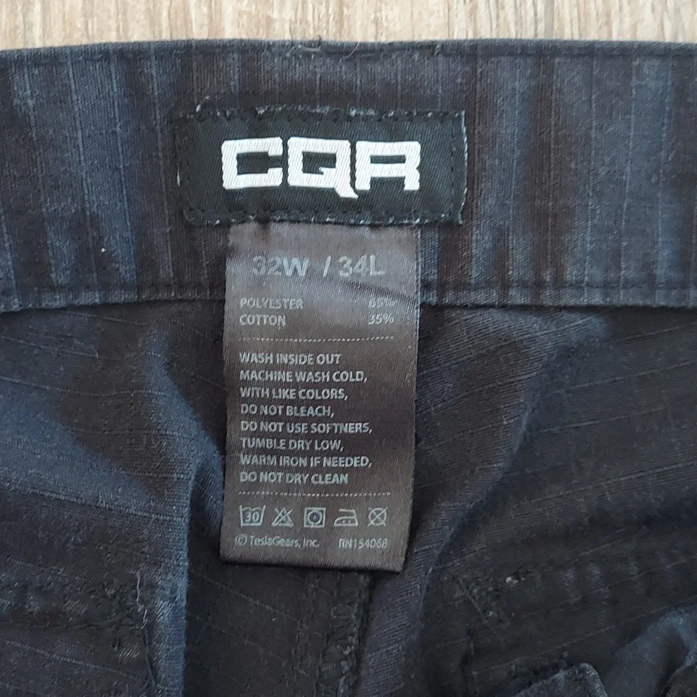 CQR Black Men's Pants - Picture 2 of 3
